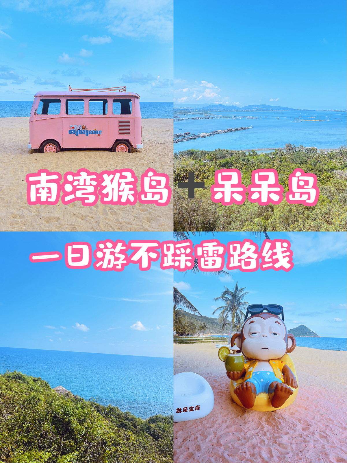 陵水南湾猴岛实拍图
