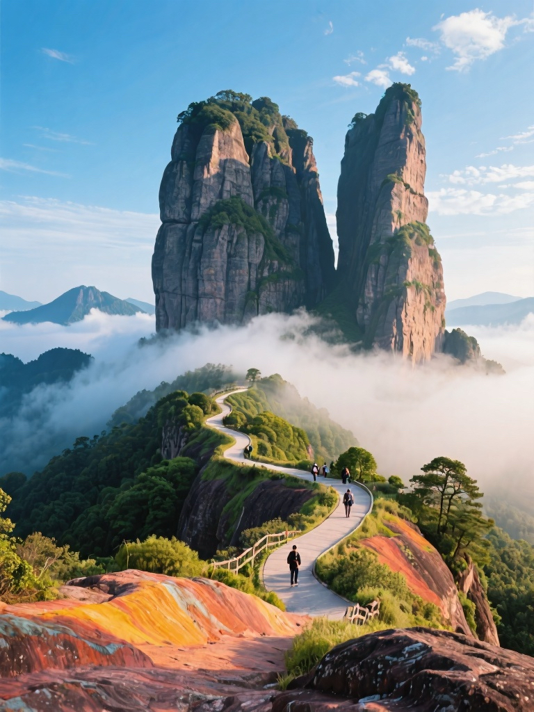 江山江郎山风景名胜区实拍图