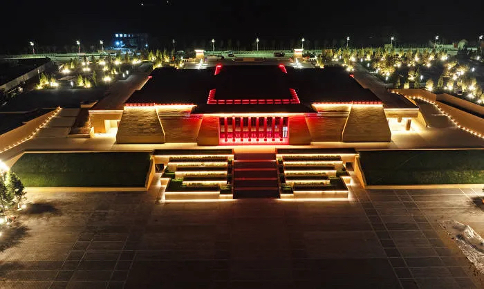 襄汾临汾市陶寺遗址发展中心实拍图