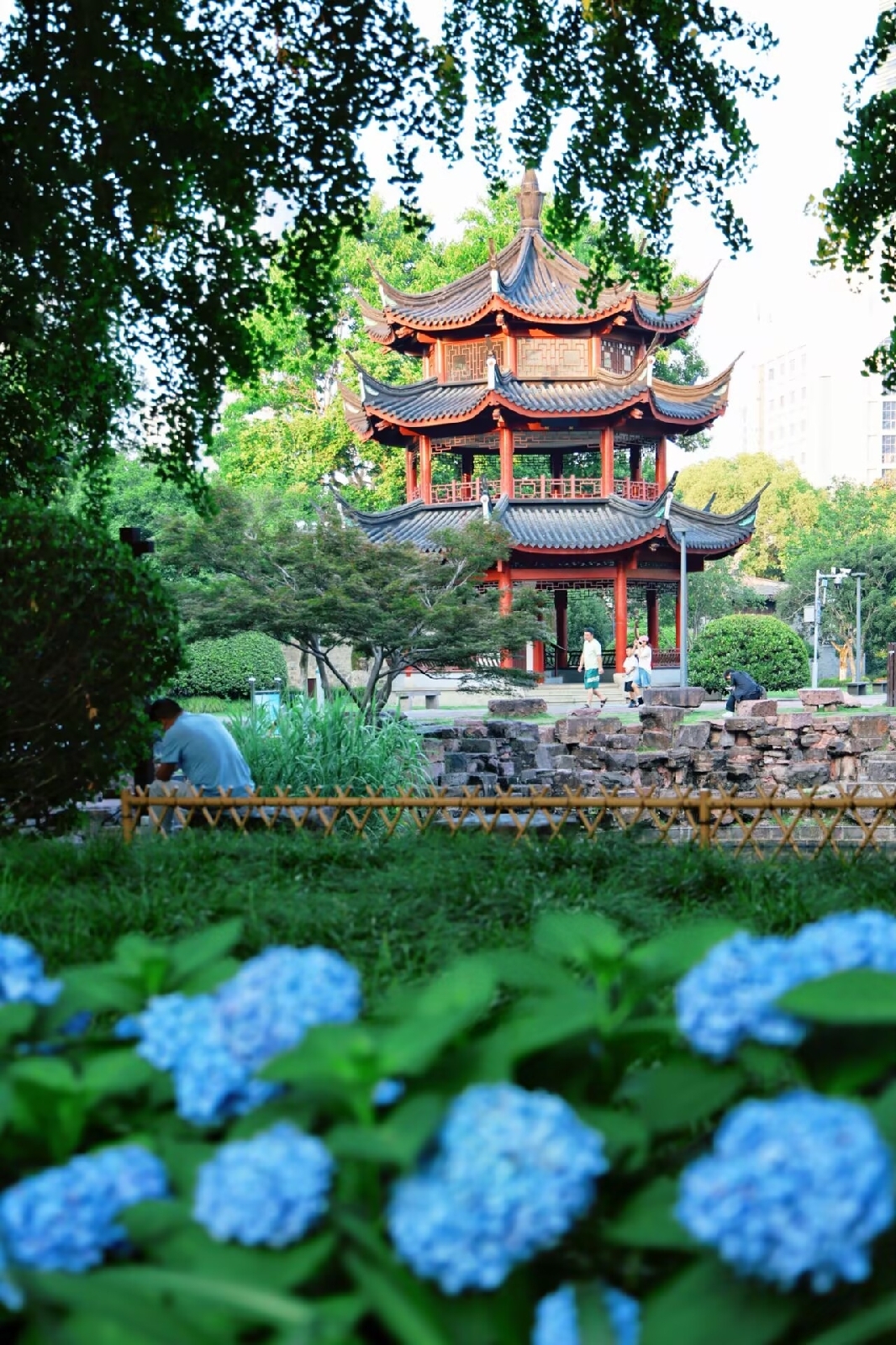 宁波中山公园实拍图