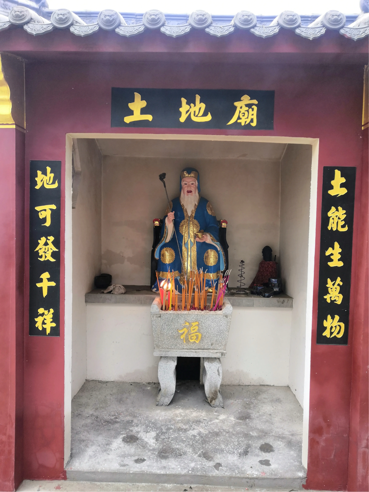 临汾土地庙实拍图