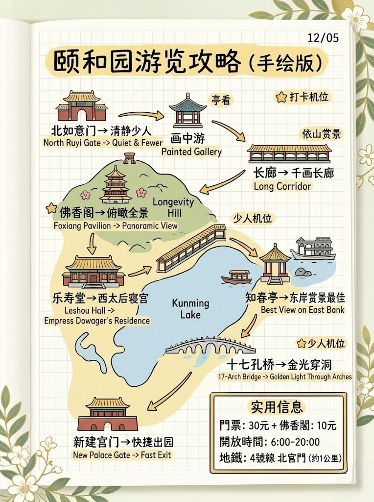 北京颐和园实拍图
