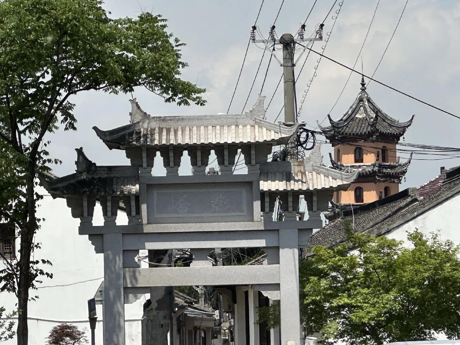 太仓西塔实拍图