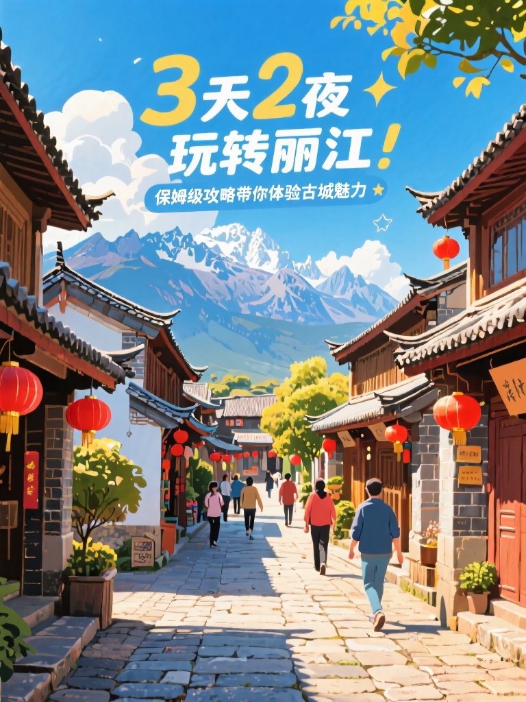 丽江古城实拍图