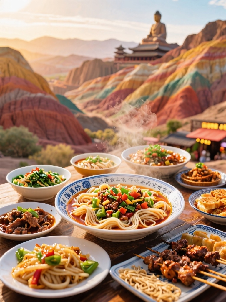 张掖大佛寺实拍图