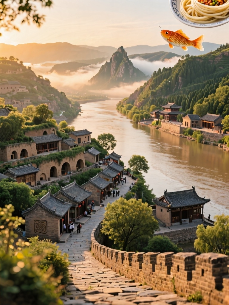 交城吕梁英雄广场实拍图