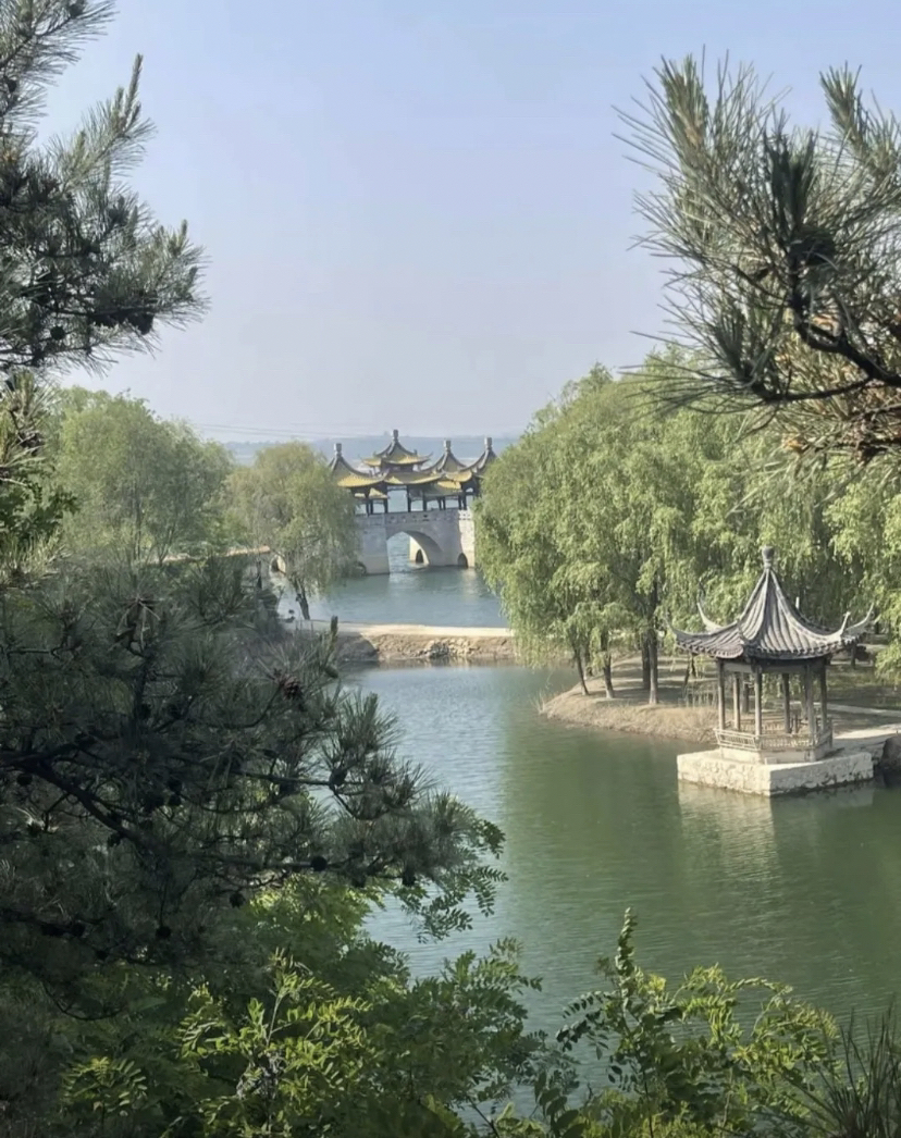 临城岐山湖风景区实拍图