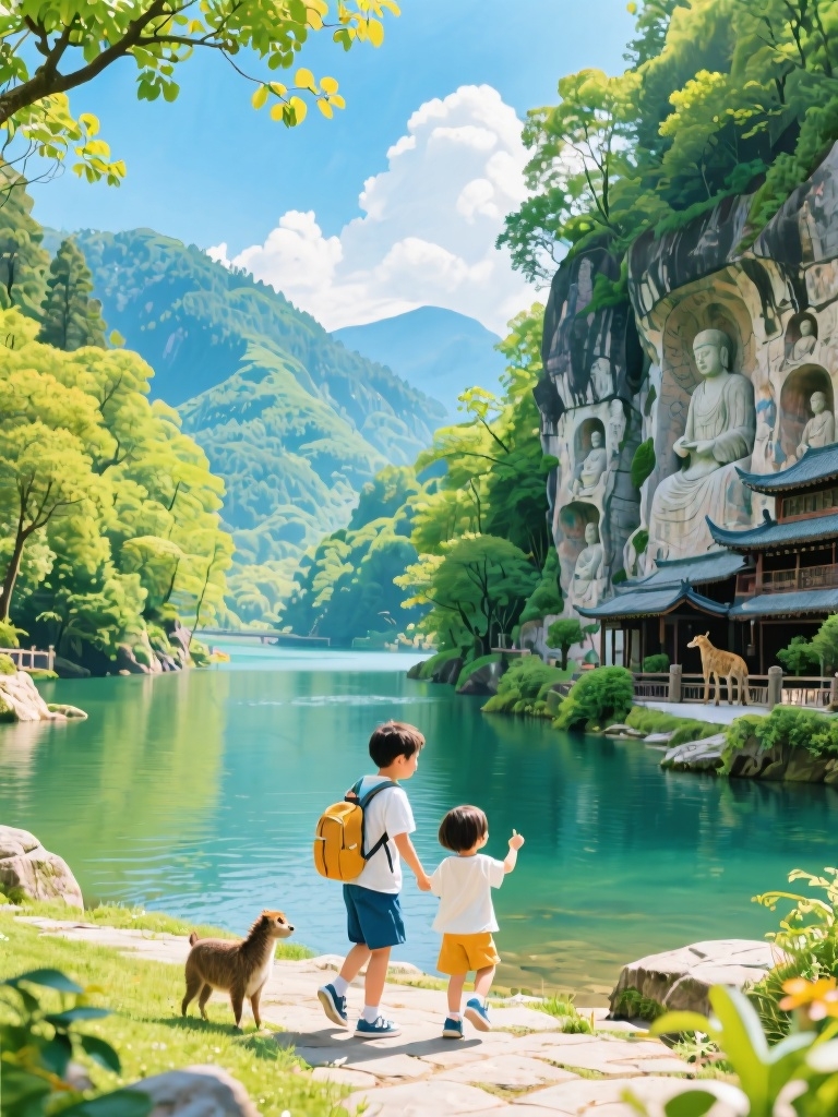 巴中光雾山风景区实拍图