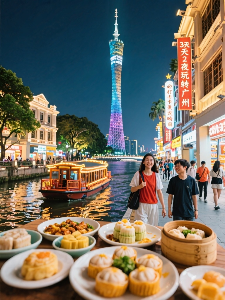 广州塔实拍图