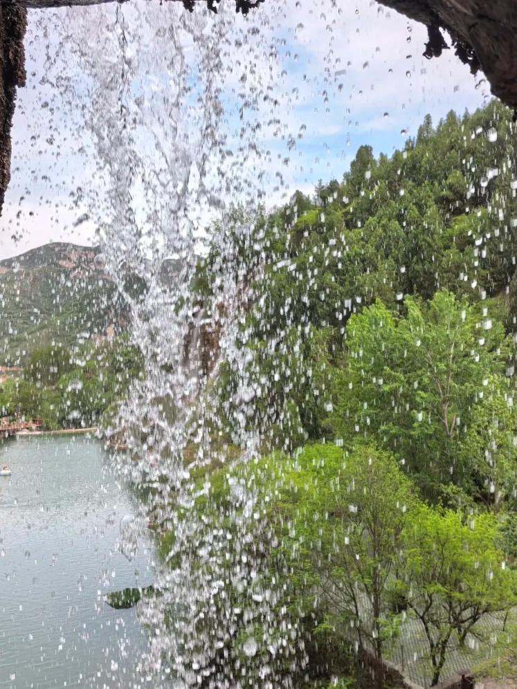 青州黄花溪景区实拍图