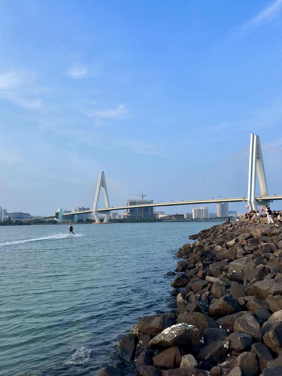 海口滨海大道实拍图
