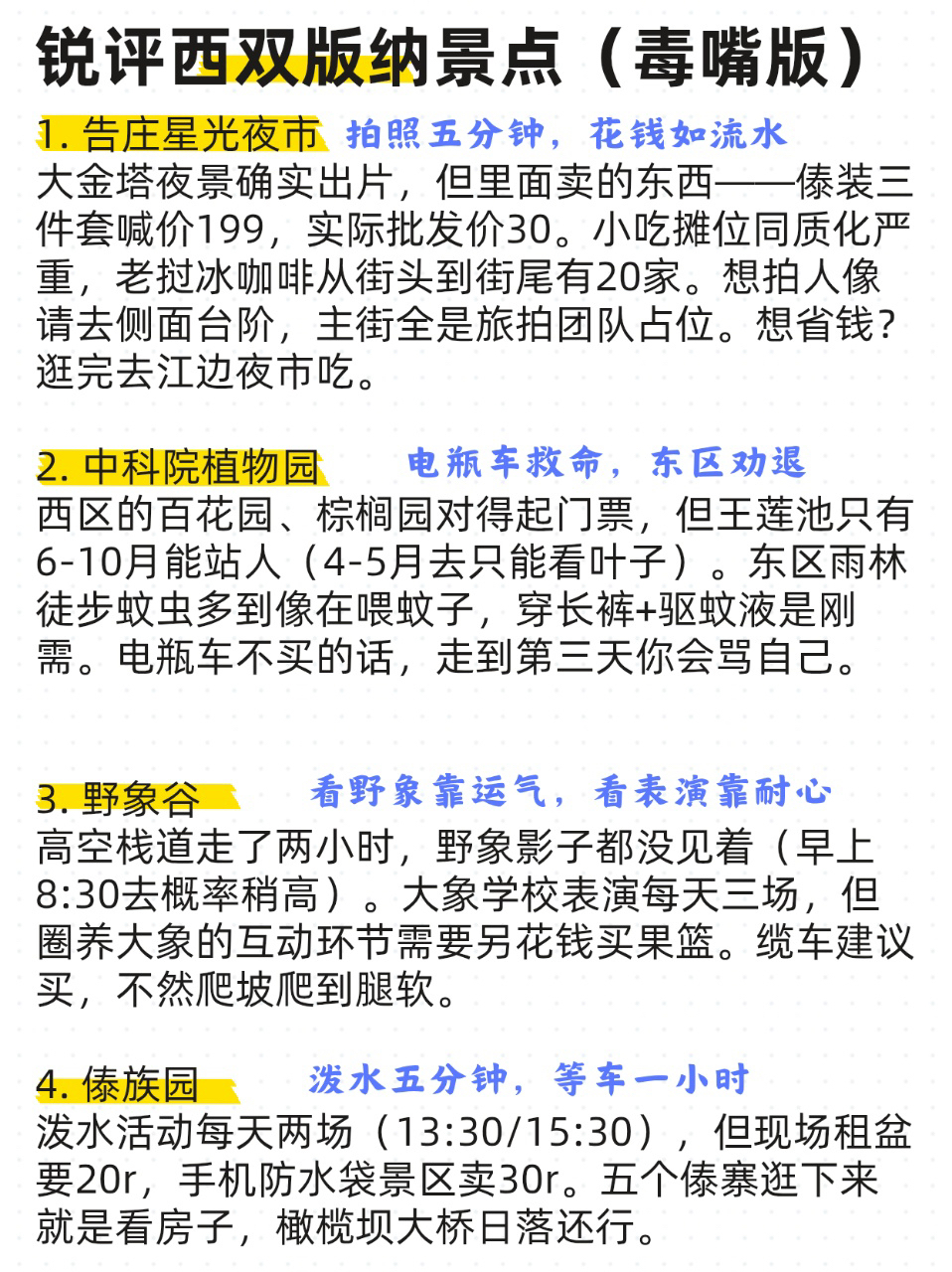 西双版纳告庄星光夜市实拍图