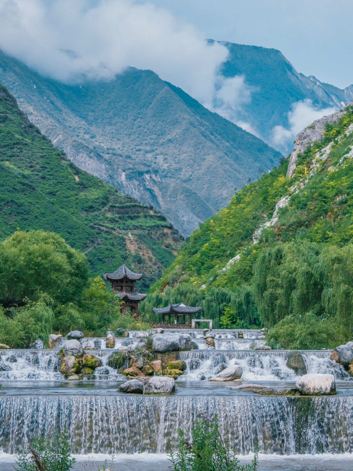 陇南瑶寨沟风景区实拍图